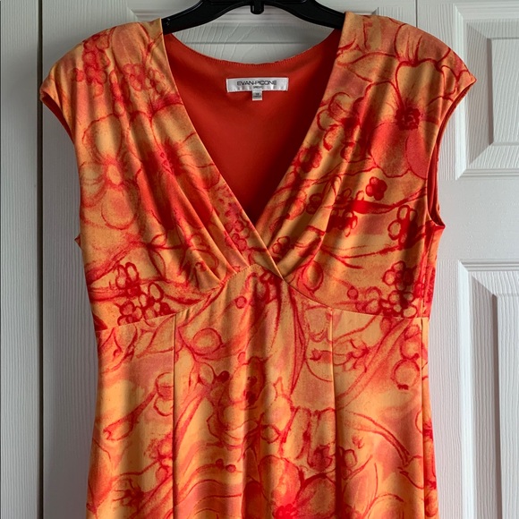 Evan Picone 3/4 length Dress. EUC. - Picture 4 of 7